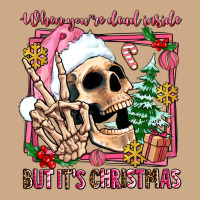 When You're Dead Inside But It's Christmas Vintage Hoodie | Teevron