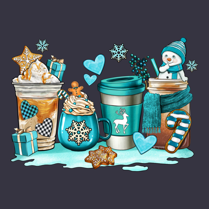 Winter Coffe Cups Vintage Hoodie by AdoDesignShop | Teevron