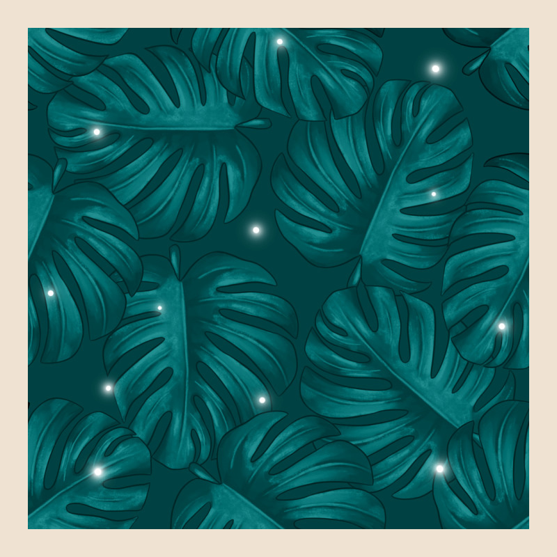 Tropical  Leaves Seamless Pattern Urban Heavy Tee by BundleAndBundleShop | Teevron
