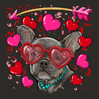 Valentine's Day French Bulldog Puppy Heavy Core Tee | Teevron