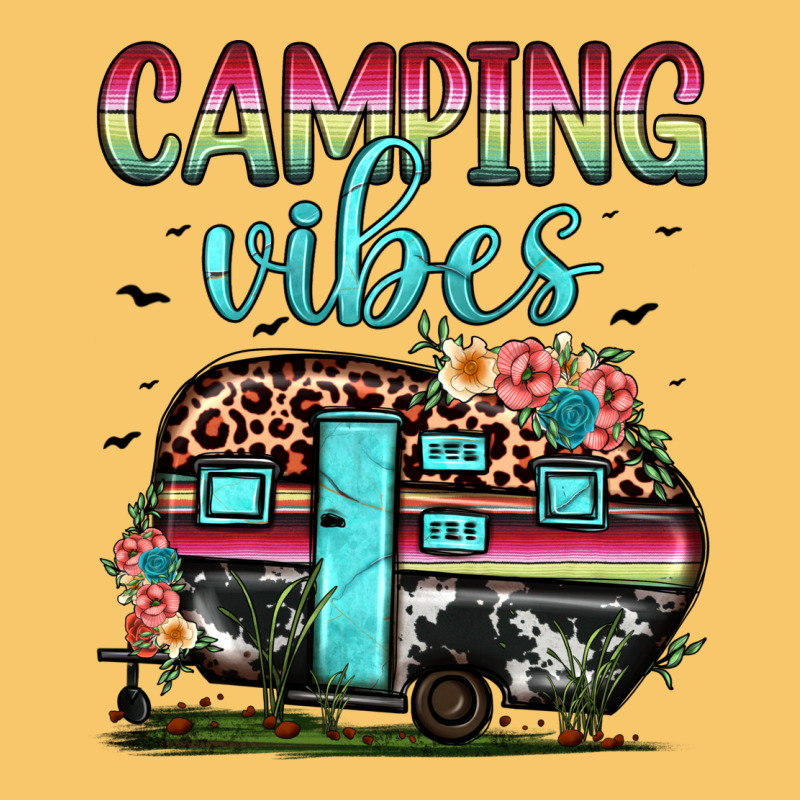 Camping Vibes Vintage Hoodie by JahusDesignShop | Teevron
