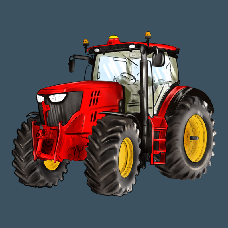 Western Farm Tractor Red Urban Heavy Tee by Artiststas | Teevron