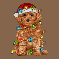 Toy Poodle With Christmas Lights Premium Tee | Teevron
