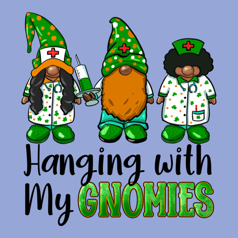Hanging With My Gnomies African American Nurse Gnomies Classic Tee by BarkalooDesign | Teevron