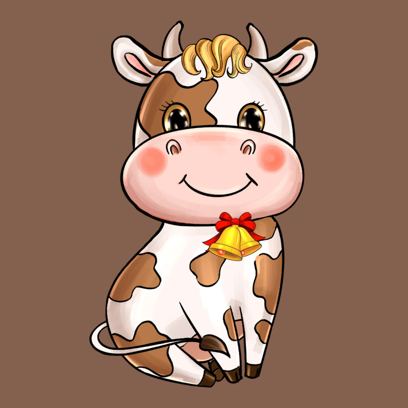 Cartoon Cow Zipper Hoodie by NancyCooperArtShop | Teevron
