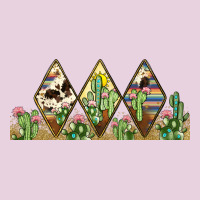 Cactus Cowhide Serape Ladies Tee | Teevron