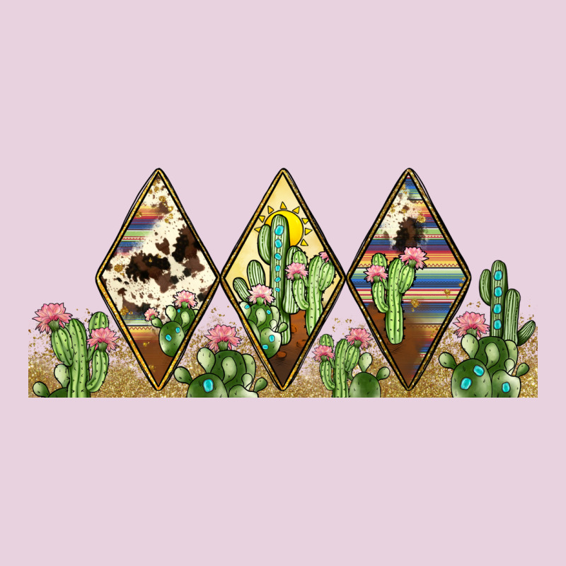 Cactus Cowhide Serape Ladies Tee by JahusDesignShop | Teevron