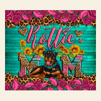 Rottie Mom With Roses Vintage Tee | Teevron