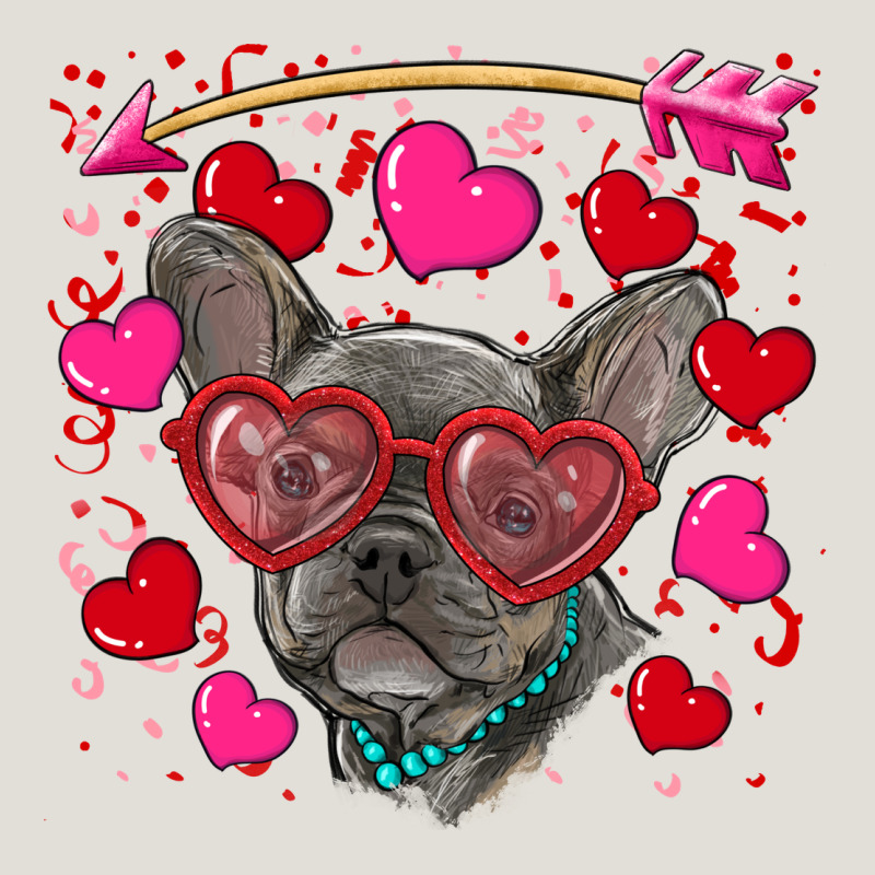 Valentine's Day French Bulldog Puppy Heavy Core Tee by RanaPortraitStore | Teevron