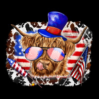 4th Of July Cow Heavy Core Tee | Teevron