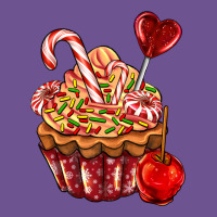 Christmas Candy Cupcake Vintage Tee | Teevron