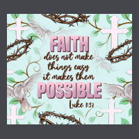 Faith Does Not Make Things Easy Long Sleeve Tee | Teevron