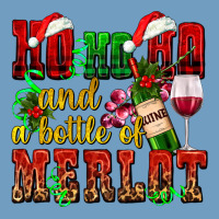 Ho Ho Ho And A Bottle Of Merlot Urban Heavy Tee | Teevron