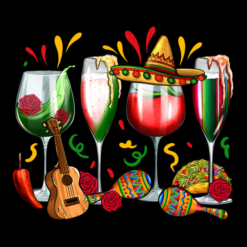 Mexico Wine Glasses Heavy Core Tee by Zillion Design Studio | Teevron
