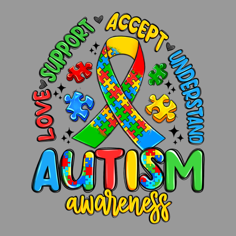 Love Support Accept Understand Autism Awareness Vintage Hoodie by Artiststas | Teevron
