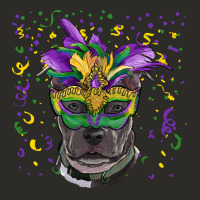 Mardi Gras  Mask Pitbull Heavy Core Tee | Teevron
