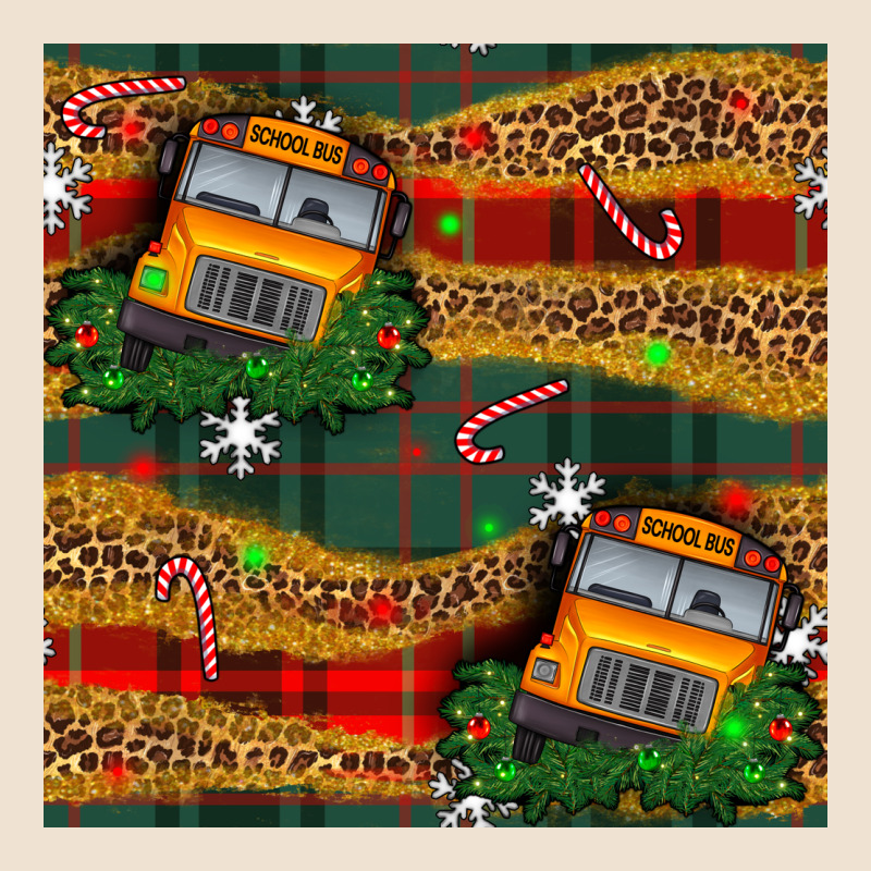 Christmas School Bus Seamless Pattern Urban Heavy Tee by BundleAndBundleShop | Teevron