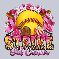 Strike Out Cancer Softball Heavyweight Hoodie | Teevron
