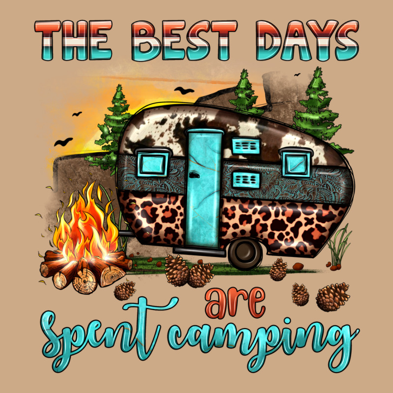 The Best Days Are Spent Camping Vintage Hoodie by JahusDesignShop | Teevron