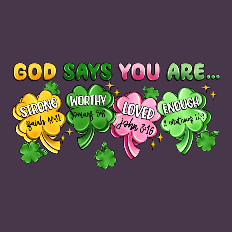 St. Patrick's Day God Says You Are Heavyweight Hoodie by Artiststas | Teevron