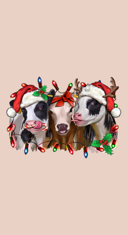 Funny Christmas Heifers Classic Tee Designed By Jasminsmagicworld