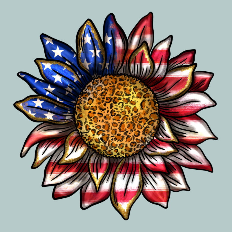 4th Of July Sunflower Heavy Core Tee by texasbilliewilder | Teevron