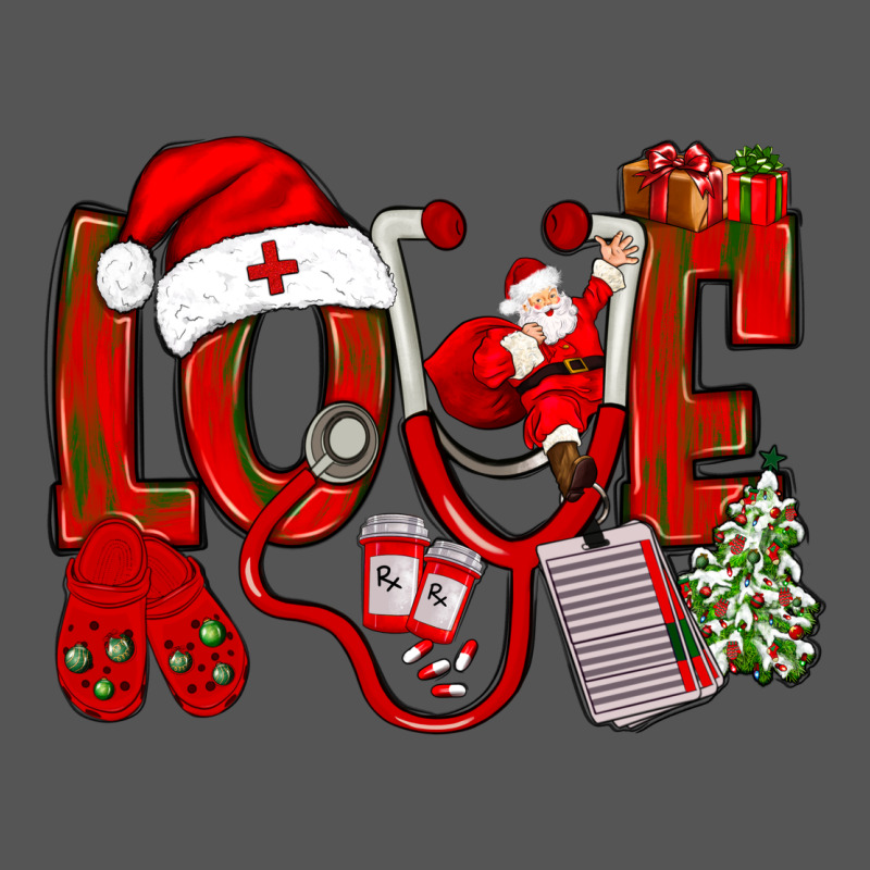 Christmas Love Nurse Zipper Hoodie by NancyCooperArtShop | Teevron
