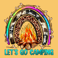 Let's Go Camping Rainbow Vintage Hoodie | Teevron
