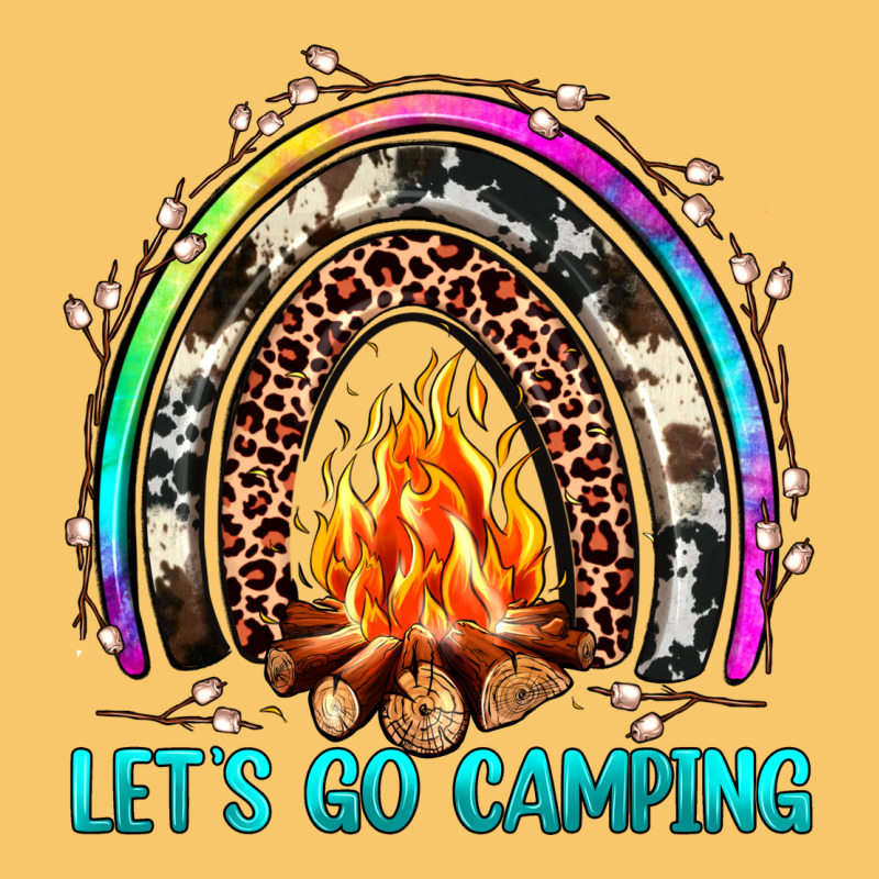 Let's Go Camping Rainbow Vintage Hoodie by JahusDesignShop | Teevron
