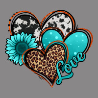 Love Turquoise Hearts Vintage Tee | Teevron