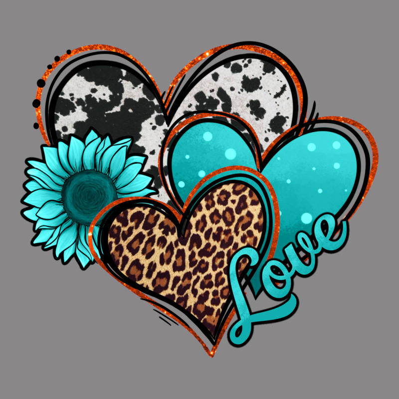 Love Turquoise Hearts Vintage Tee by Jasminsmagicworld | Teevron