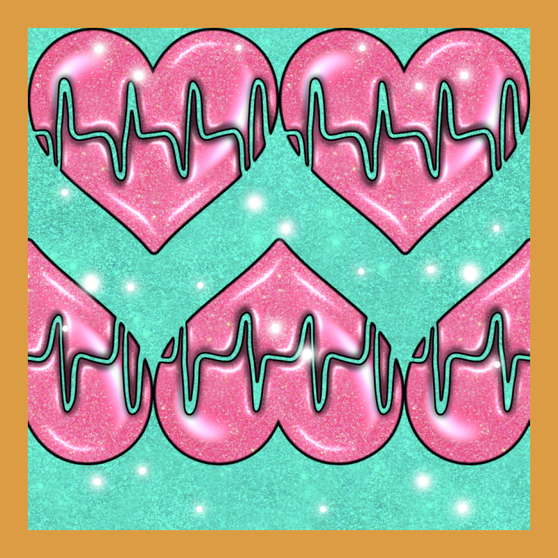 Nursing Heart Seamless Pattern Urban Heavy Tee by BundleAndBundleShop | Teevron
