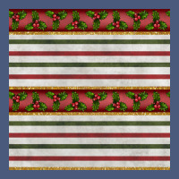 Christmas Mistletoe And Stripes Seamless Pattern Vintage Hoodie | Teevron