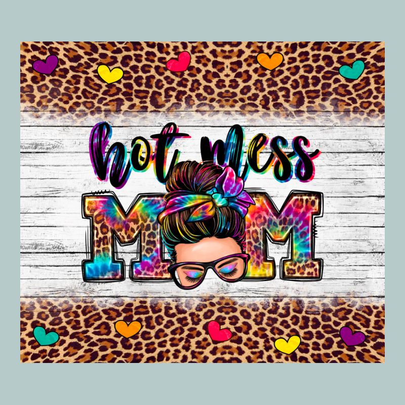 Hot Mess Mom Heavy Core Tee by Zillion Design Studio | Teevron