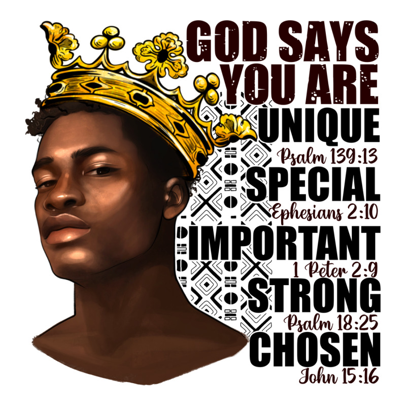 Afro Man God Says You Are Ladies Tee by texasbilliewilder | Teevron
