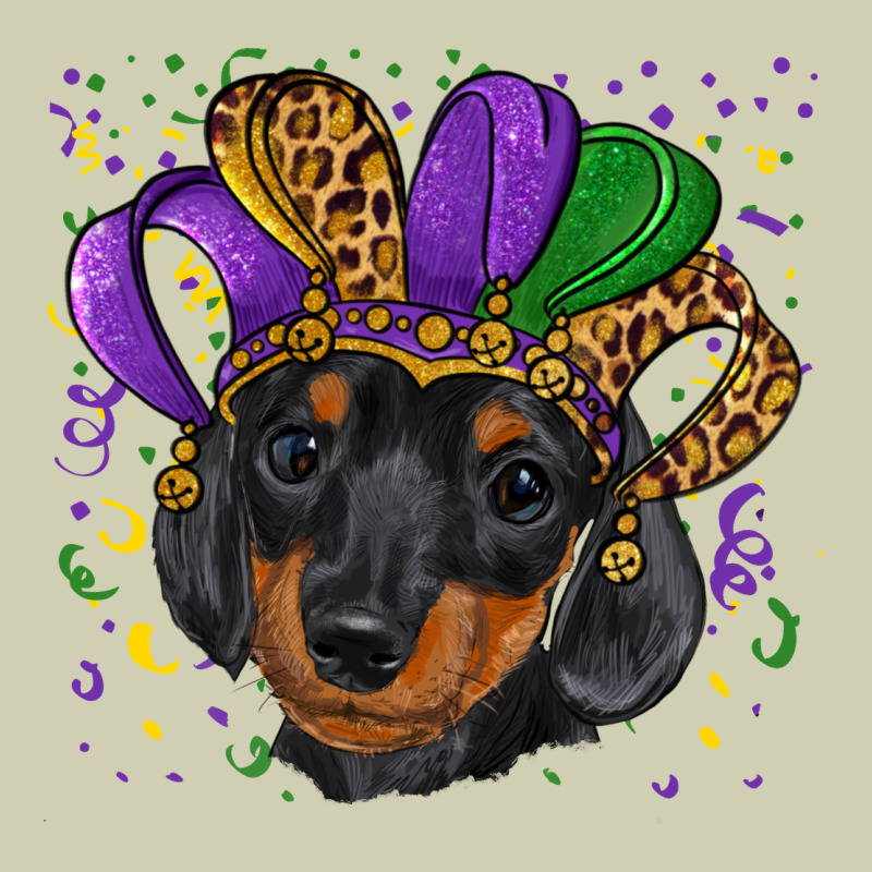 Mardi Gras Hat Dachshund Puppy Heavy Core Tee by RanaPortraitStore | Teevron