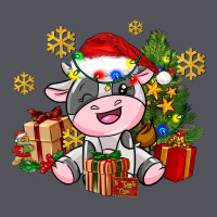 Little Cute Christmas Cow Vintage Hoodie | Teevron