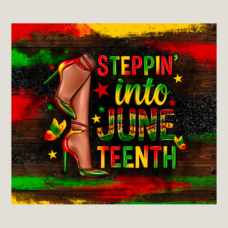 Steppin Into Juneteenth Heavy Core Tee by Zillion Design Studio | Teevron