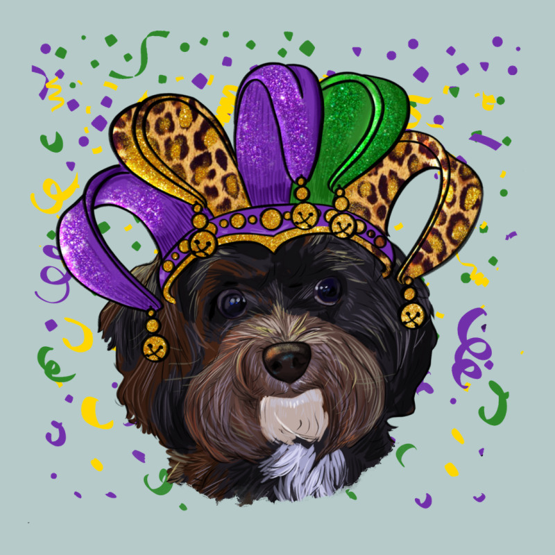 Mardi Gras Hat Havanese Dog Heavy Core Tee by RanaPortraitStore | Teevron