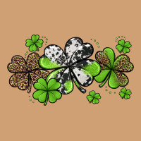 Western Cowhide Leopard Glitter Shamrocks Vintage Tee | Teevron