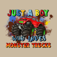 Just A Boy Who Loves Monster Trucks Long Sleeve Tee | Teevron