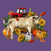 Fall Charolais Bull Vintage Hoodie | Teevron