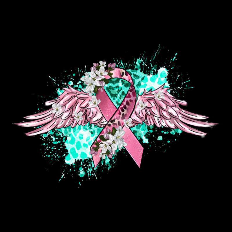 Cancer Ribbon With Angel Wings Urban Hoodie by CowGirlArtShop | Teevron