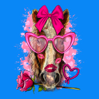 Valentines Day Horse With Sunglasses Zipper Hoodie | Teevron