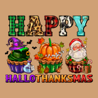 Happy Hallothanksmas With Cupcakes Vintage Tee | Teevron