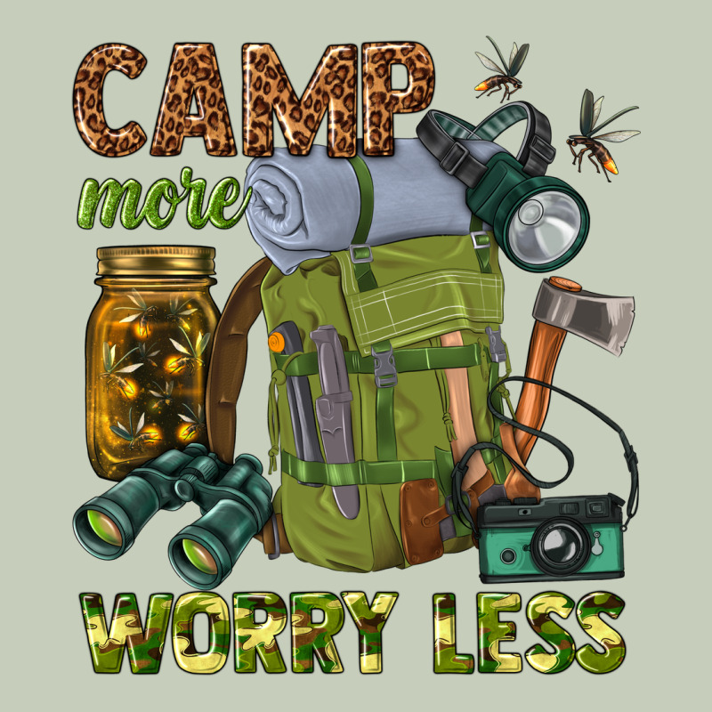 Camp More Worry Less Ladies Tee by texasbilliewilder | Teevron