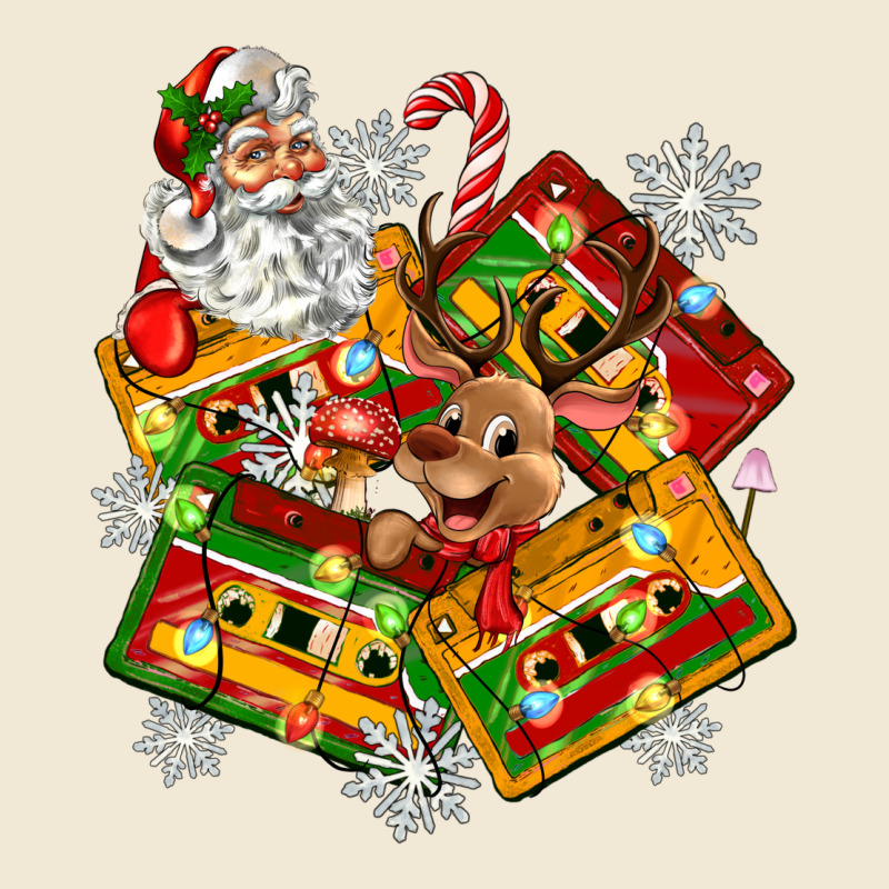 Christmas Cassette Tapes Ladies Tee by Zillion Design Studio | Teevron