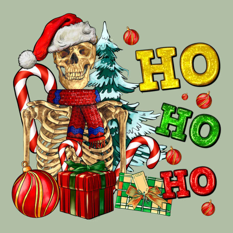 Christmas Ho Ho Ho Skeleton Urban Heavy Tee by AdoDesignShop | Teevron