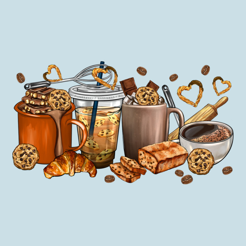 Cookie Coffee Cups Ladies Tee by texasbilliewilder | Teevron