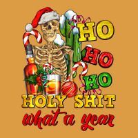 Christmas Ho Ho Ho Holy Shit What A Year Skeleton Urban Heavy Tee | Teevron